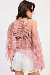 Amirah Mesh Poncho