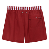 Red Arlequin Swim Trunks