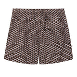 Geo Brown Swim Trunks