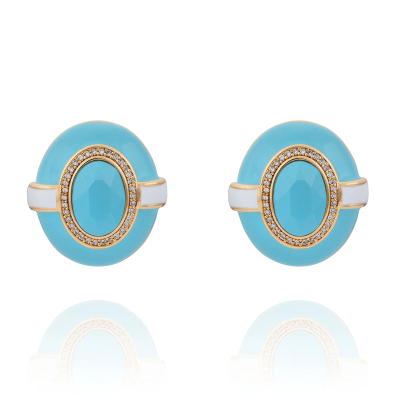 Duomo Turquoise Earrings