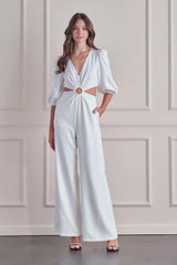 Winnie Jumpsuit - White