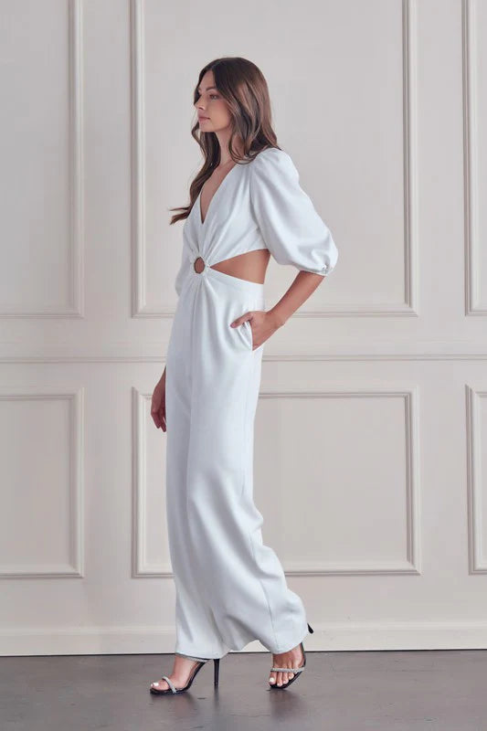 Winnie Jumpsuit - White