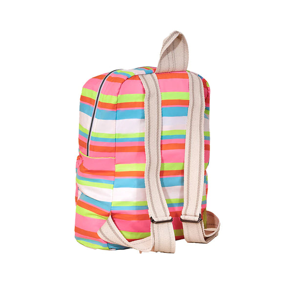 Neon Stripes Dream Packable Backpack