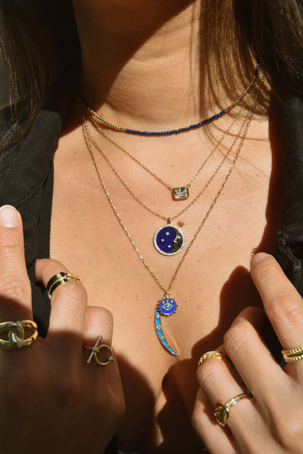 Blue Moon Necklace