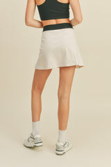 Cream Tennis Skirt