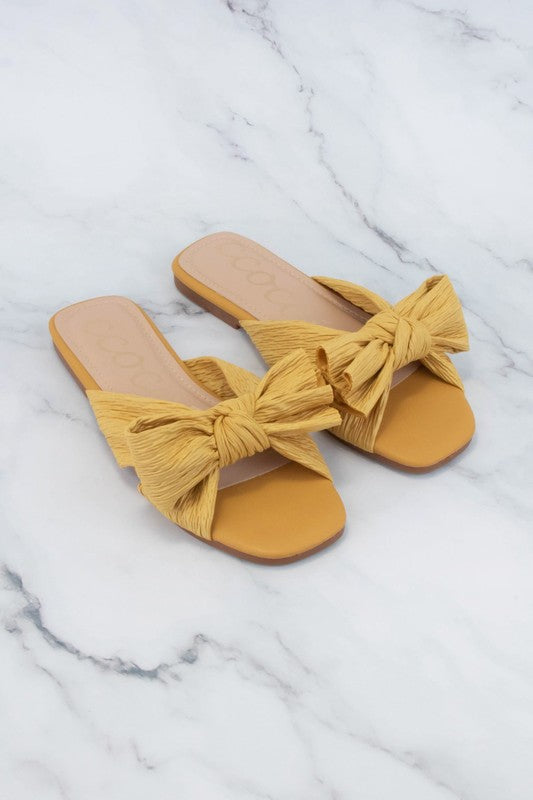 Ikaia Reed Sandals - Mustard