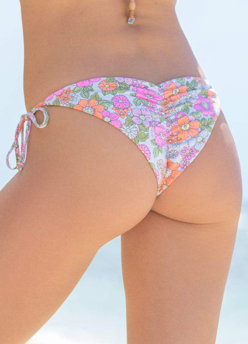 Flower Power Sunny Tie Side Bikini Bottom