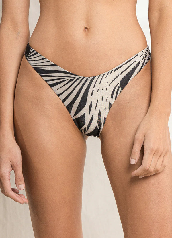 Areca Palm Splendour High Leg Bikini Bottom
