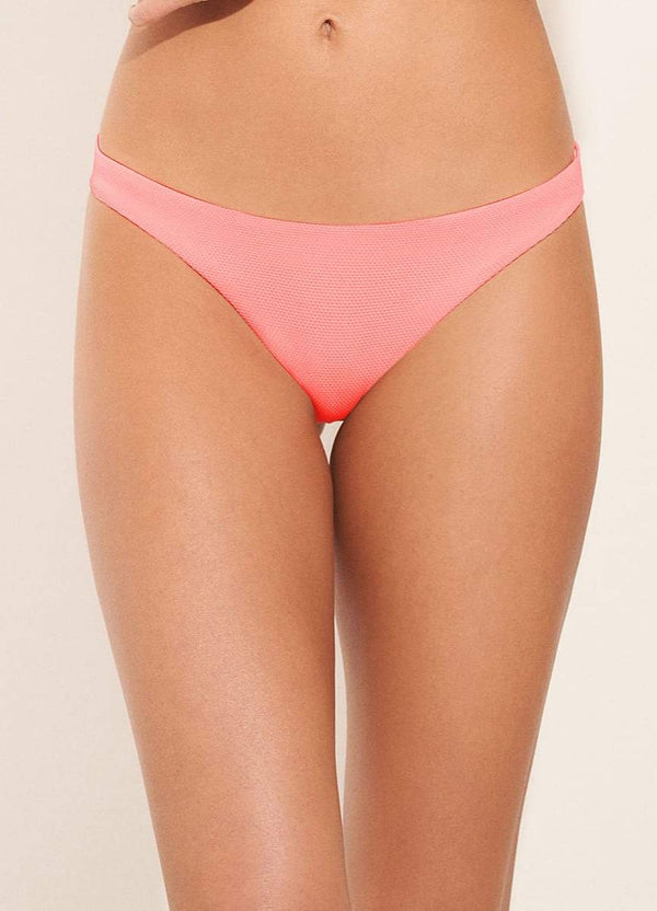 Coral Peony Flirt Thin Side Bikini Bottom