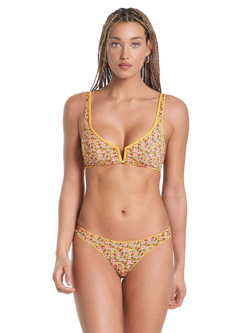 Sunflower Victory V Wire Bralette Bikini Top