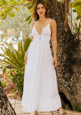 Laura Maxi Dress - White