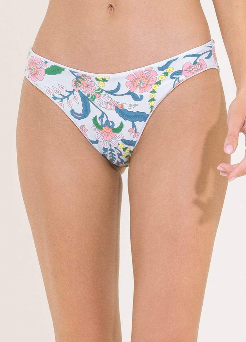 White Cotton Sublimity Classic Bikini Bottom