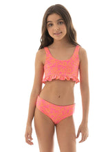 Aster Papaya Girls Bikini Set