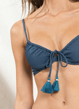 Peacock Jade Underwire Bikini Top