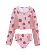 Pink Spots Girls Tankini