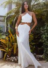 Hera Maxi Dress - White