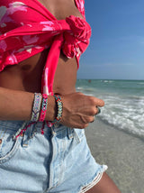 Wayuu Bracelet "Be The Change" - Violet