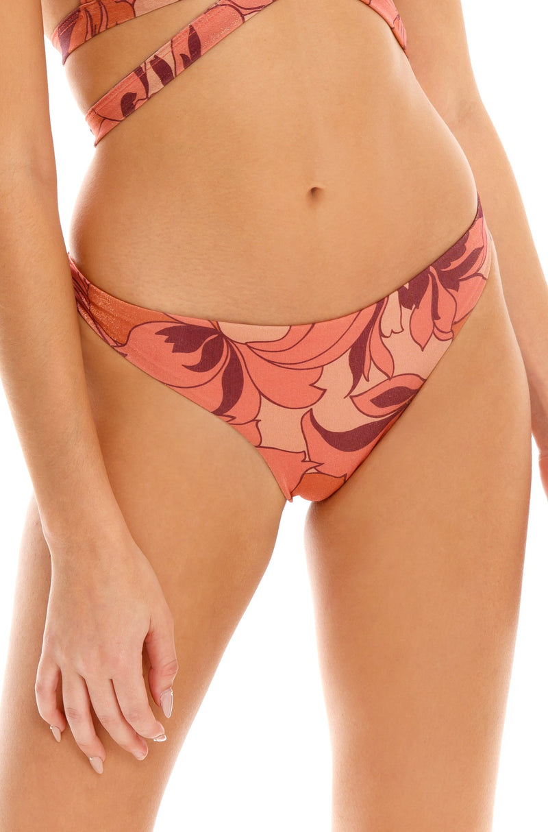 Arabesque Camelia Flower Bikini Bottom