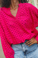 Louise Embroidery Top