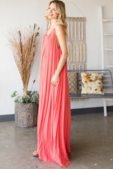 Veveret Dress - Coral