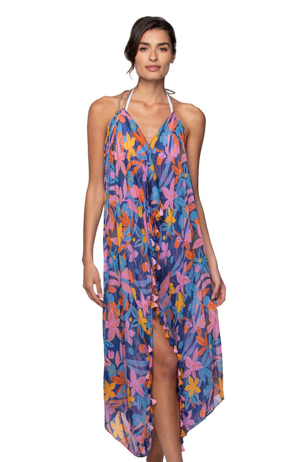 Amazing Bloom Maxi Halter Dress